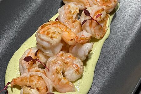 Креветки на гриле