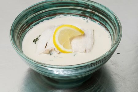 Суп сливочный с курицей