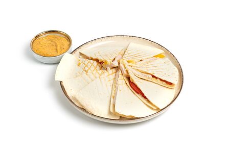 Кесадилья с курицей