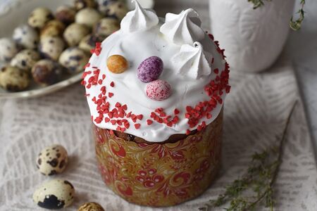 Кулич-бриошь с итальянскими апельсинами и лимонами, без изюма