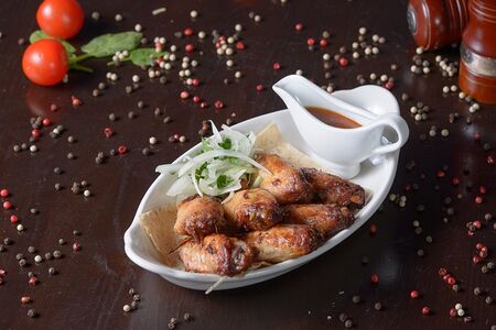 Шашлык из куриных крылышек