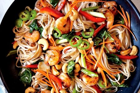 Коробочка с креветкой