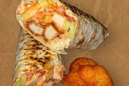 Шаурма с наггетсами