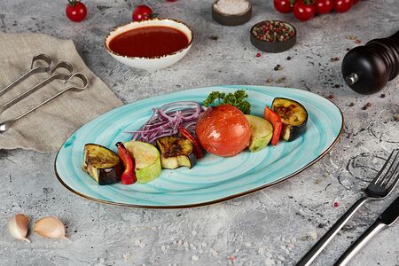 Овощи на мангале