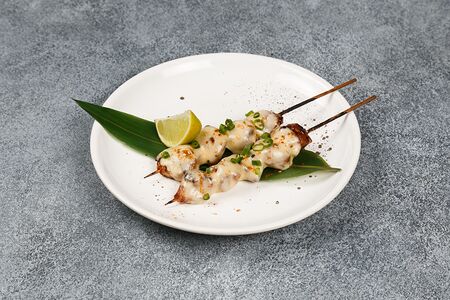 Якитори из курицы с сыром