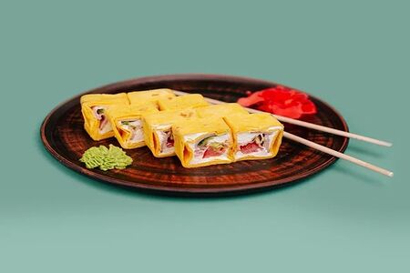 Тортилья с курицей и беконом