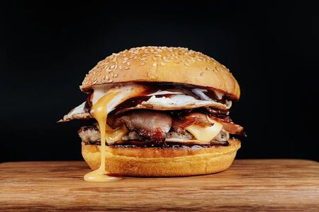 Бургер Жиробас со свининой