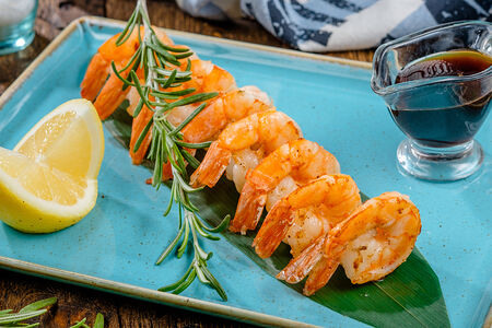 Креветки отварные