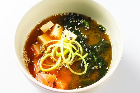 Мисо суп с лососем