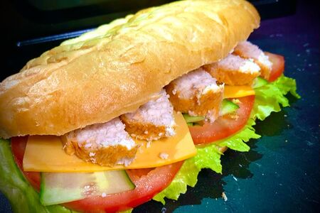 Бутерброд Авторское право с курицей