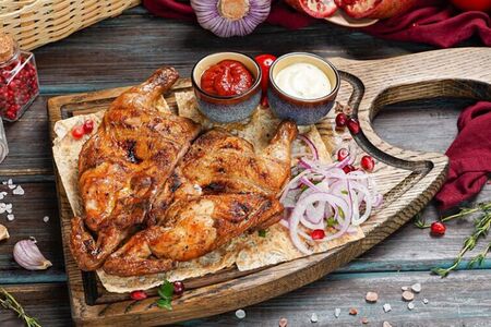 Цыпленок на углях