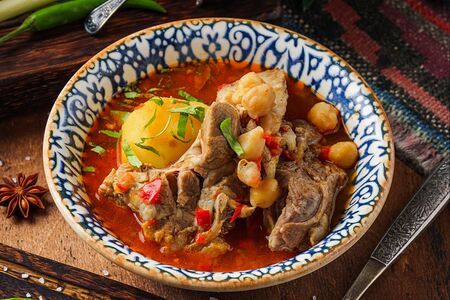 Суп из баранины Бозбаш