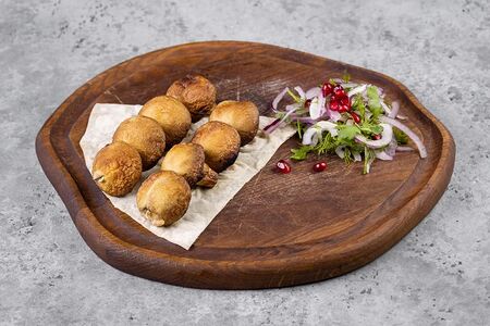 Шашлык из шампиньонов