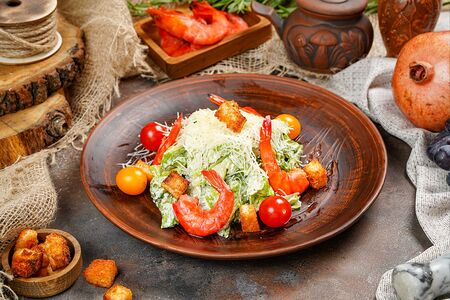 Цезарь с креветками