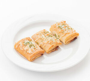 Блинчики с сыром и ветчиной