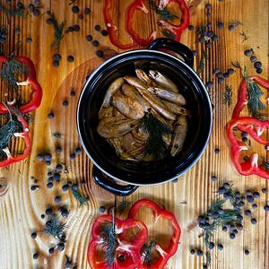 Креветка северная, тушенная в соусе том ям