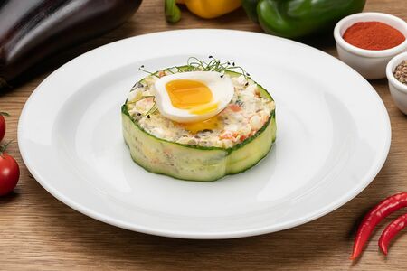 Оливье с телятиной