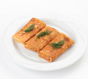 Блинчики с курицей и грибами