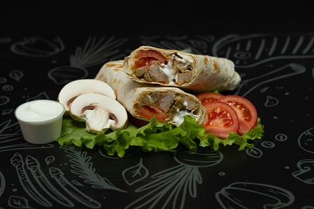 Грибная шаурма L