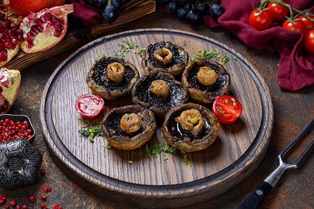 Шампиньоны на углях