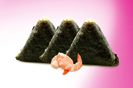 Сет онигири Три креветки