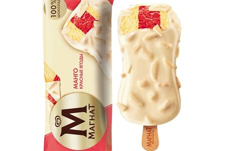 Мороженое Магнат Манго и Красные ягоды