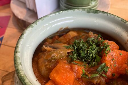 Жаркое из индейки с овощами