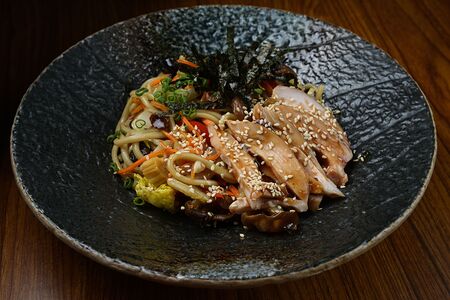 Лапша с курицей