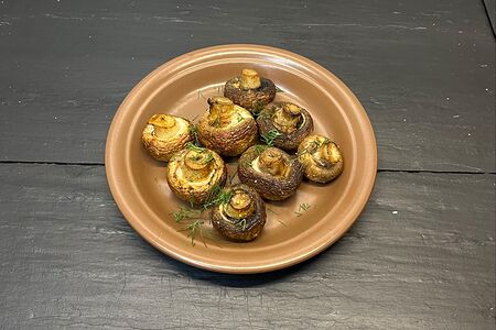 Шампиньоны на углях