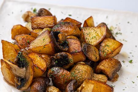 Картофель с грибами