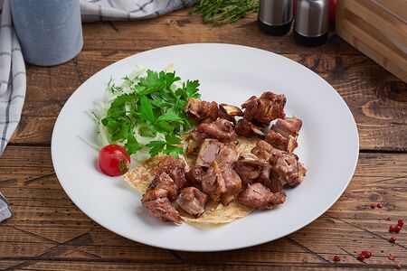 Шашлык из бараньих семечек