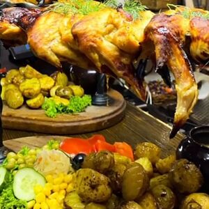 Королевская охота куриные крылышки на шампуре