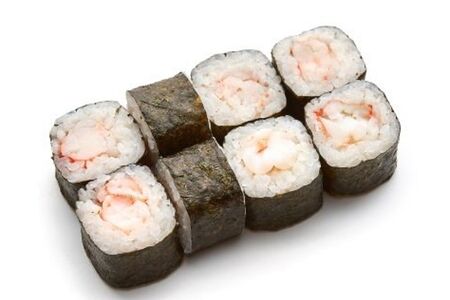 Маки с креветкой