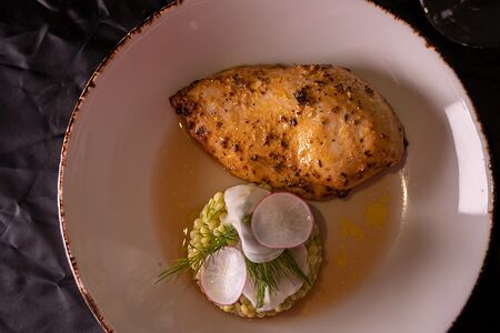 Куринная грудка с пастой птитим