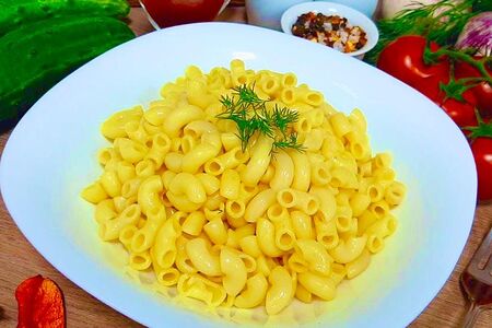 Макароны отварные