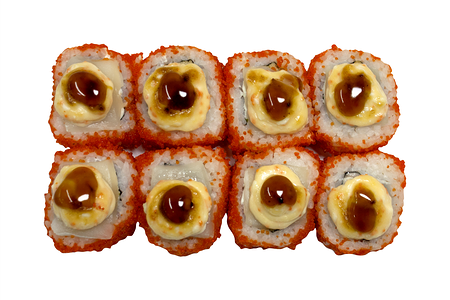 Запеченный ролл с крабом 8 шт