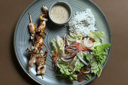 Сатэй из морепродуктов