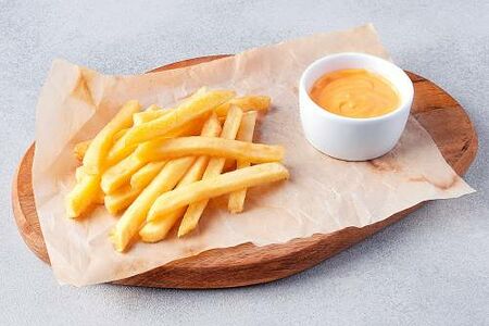 Картофель фри + сырный соус