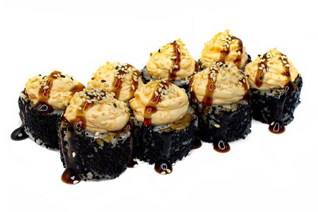 Мидии под сырным соусом