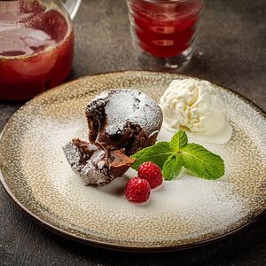 Шоколадный фондан