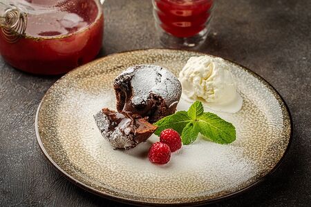 Шоколадный фондан