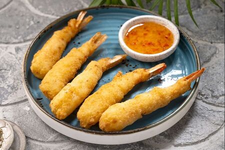 Креветки темпура