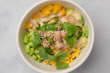 Поке с лососем