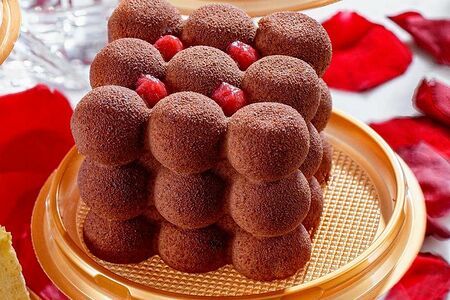 Десерт Шоколадно-малиновый