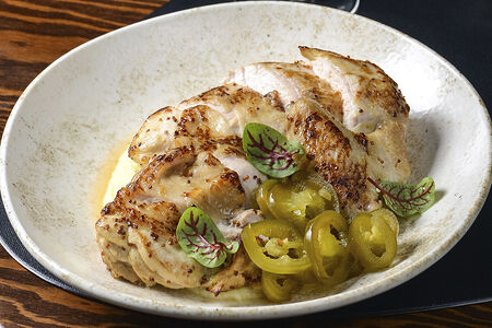 Цыпленок в цитрусово-имбирном маринаде