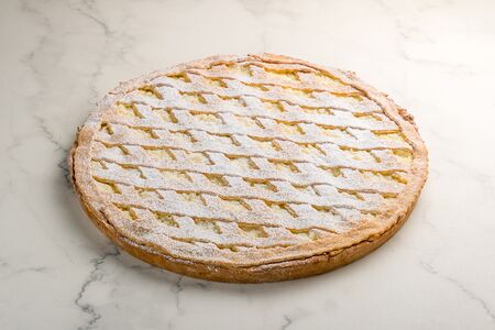 Пирог Творожник со сгущенкой