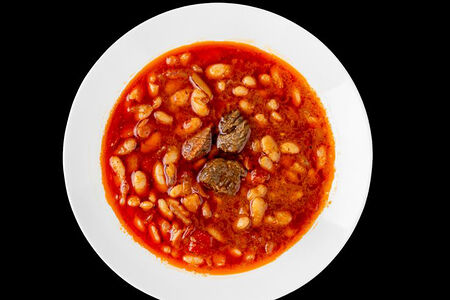 Фасоль с мясом