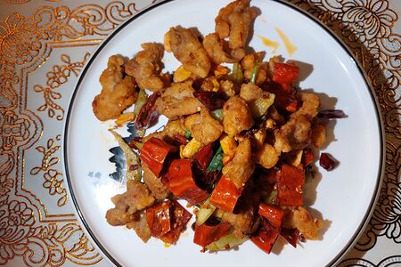 Курица по-сычуаньски