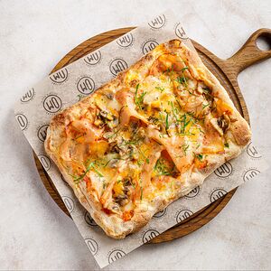 Римская пицца Ветчина и грибы