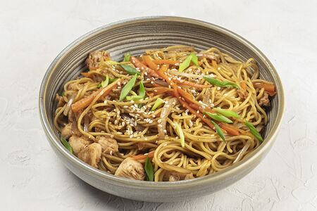 Лапша рамен с индейкой